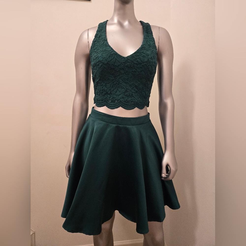 Two piece prom outfit in size 3